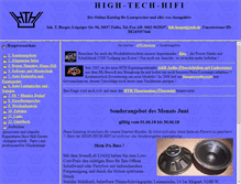 Tablet Screenshot of hth-lautsprecher.de